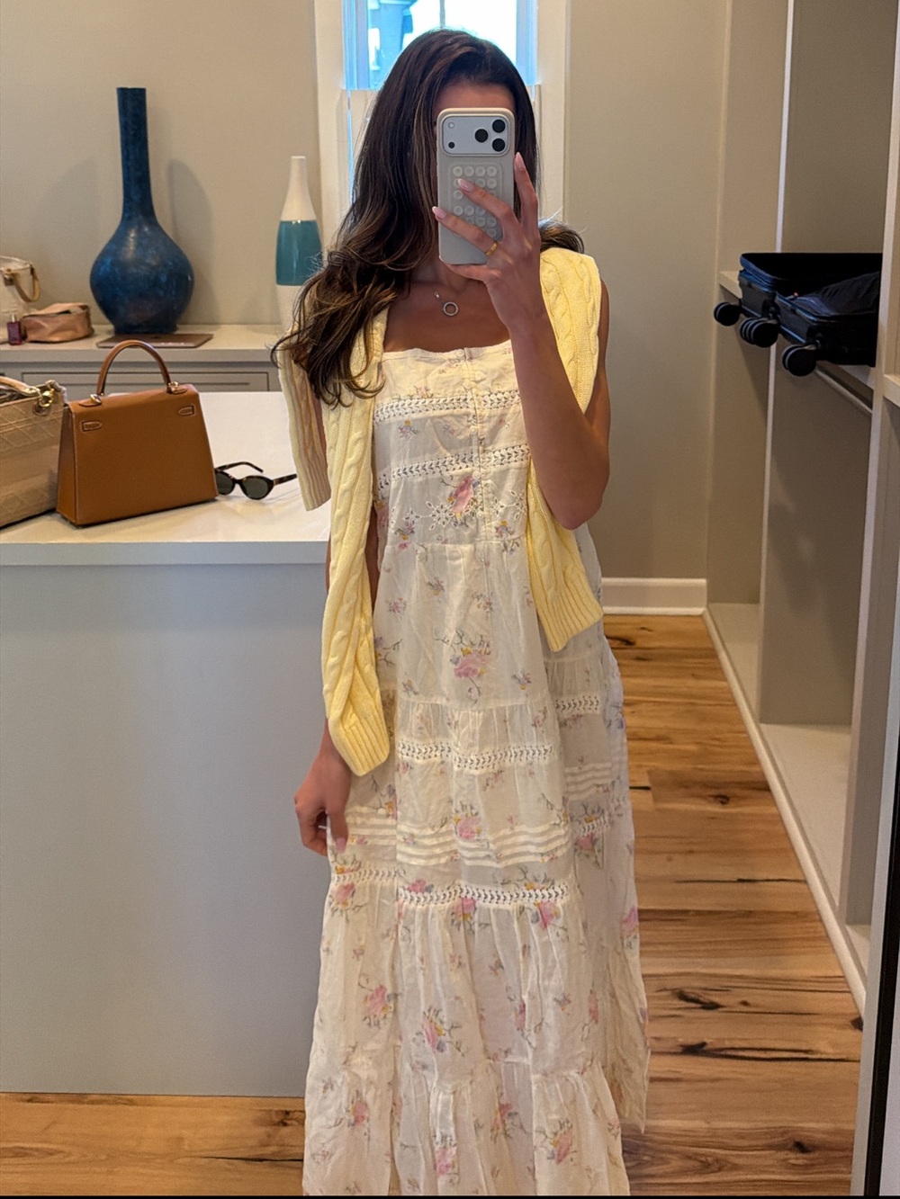 Women’s Lace A-Line Maxi Dress